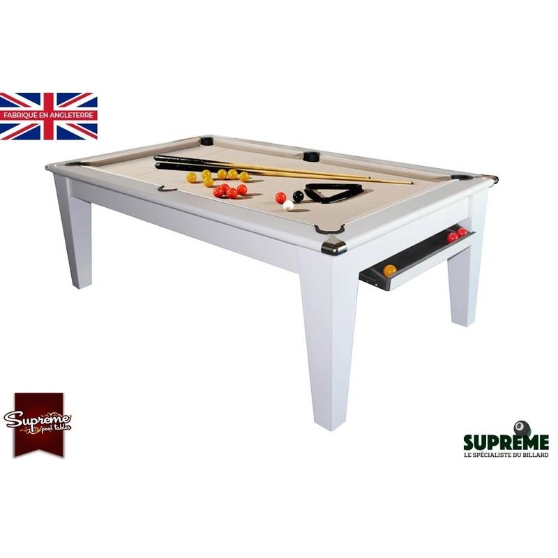 Billard Pool York 7ft Blanc